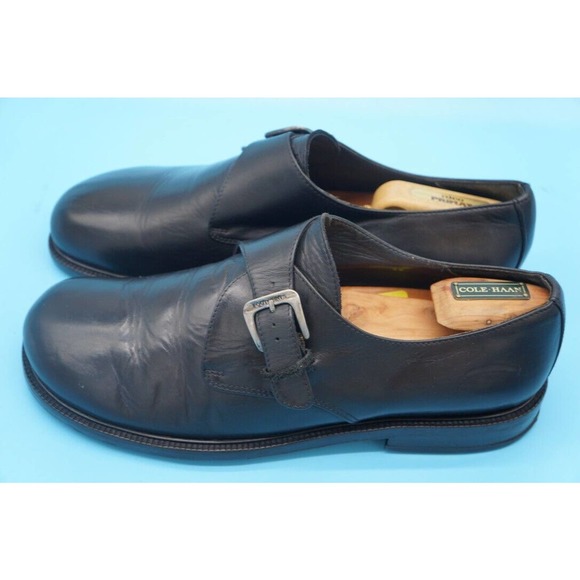 BIRKENSTOCKS FOOTPRINTS CLASSIC BLACK OXFORD MONK STRAP SIZE 45 - Picture 7 of 14